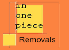IN ONE PIECE REMOVALS logo