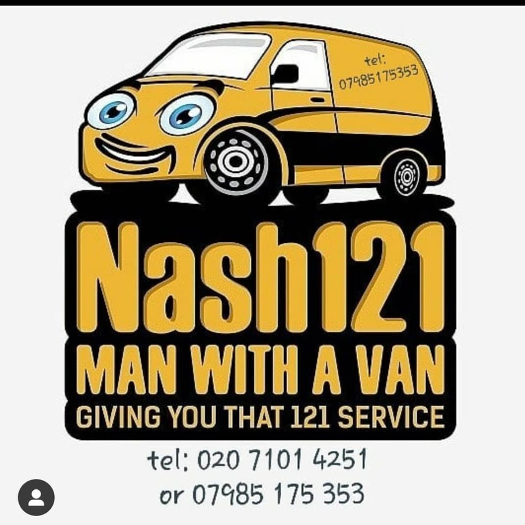 Nash 121 Man With a Van Luton logo