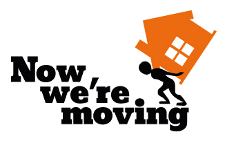 Now Were Moving logo