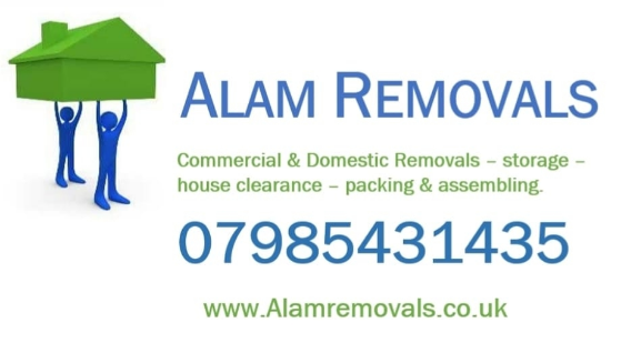 Alam removals logo