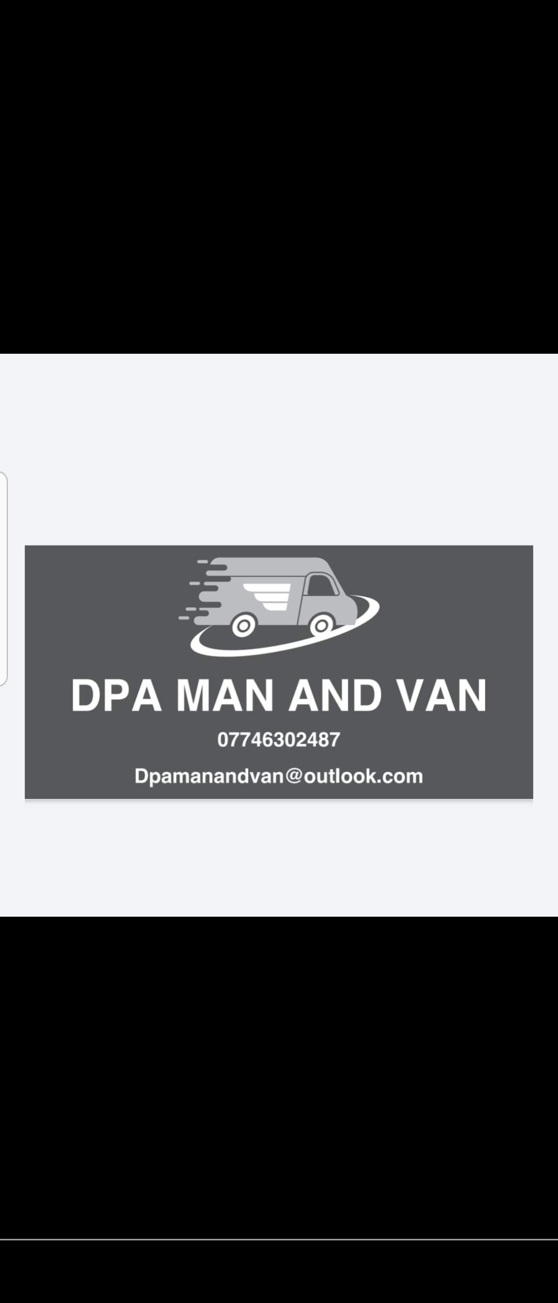 Dpa man and Van -logo
