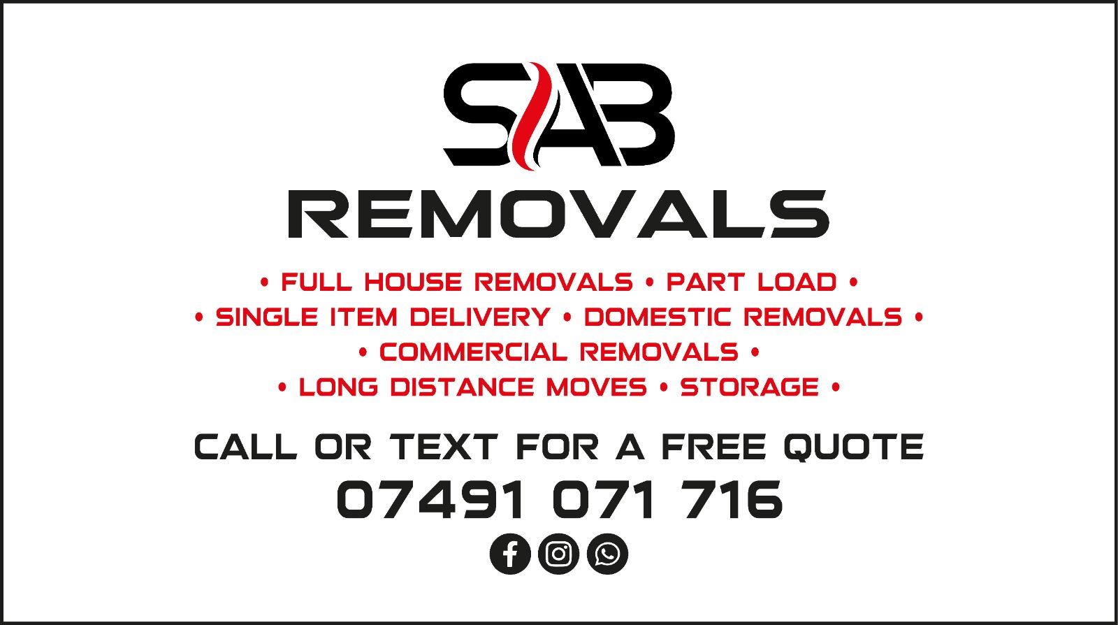 Sab removals Sab removals