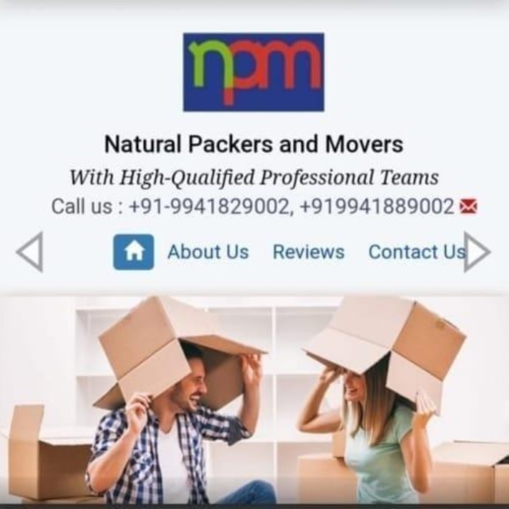 Natural Packers And Movers logo